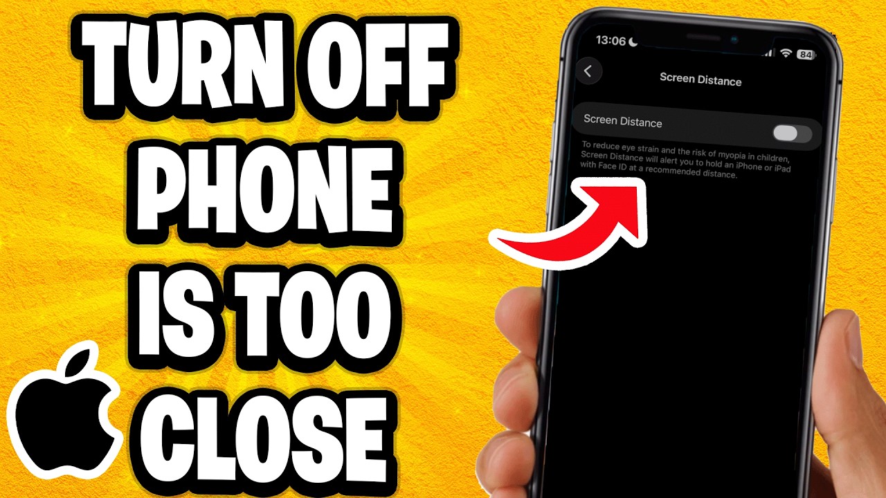 How To Turn Off iPhone Is Too Close - Step By Step - YouTube
