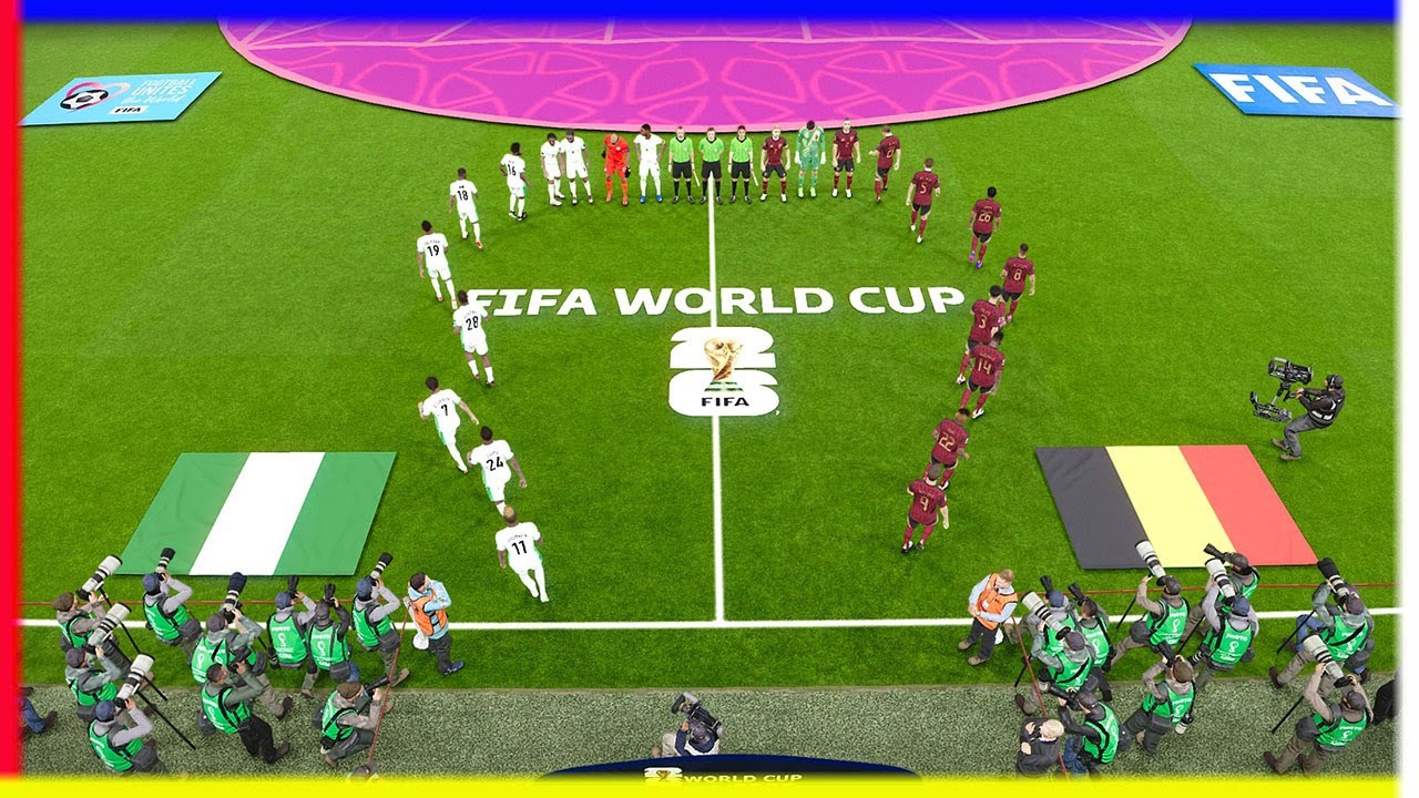 Nigeria vs Belgium - FIFA World Cup 2026 (USA) - Full Match All Goals - eFootball Gameplay PC