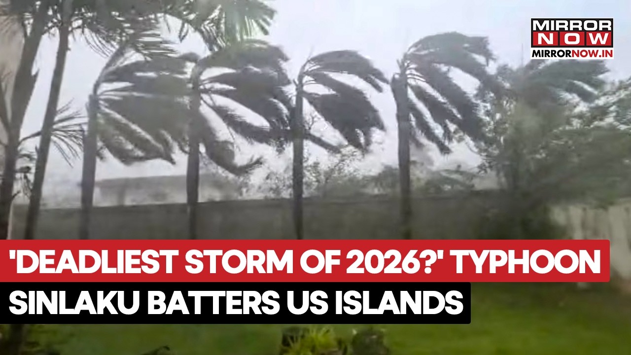 Typhoon Sinlaku Unleashes Fury On Remote Islands With 200+ Kmph Winds ...