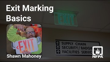 Exit Sign Basics – What NFPA 101 Requires for Exit Marking