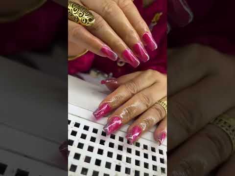 أظافر فيك نيلز كات اي بينك بيوتي سنتر سوسو ستايل  اظافر اكريليك فيك نيلز جيل اظافر فن