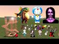 Doraemon, Kuchisake Onna And Among Us Nextbots in Towers GMod