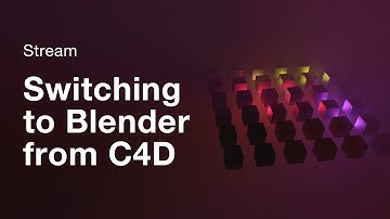 Switching to Blender from C4D