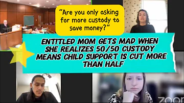 Entitled Mom Gets Mad When She Realizes 50/50 Custody Means Child Support Is Cut More Than Half
