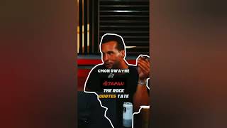 The rock vs Andrew tate 💯 (QuotesXpodcast) #shorts #andrewtate #rock #tristantate #viralvideo