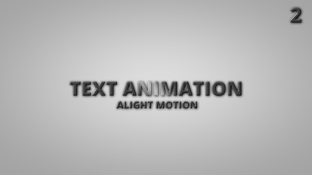 Text animation 2 // - Alight Motion tutorial 🔥 - YouTube