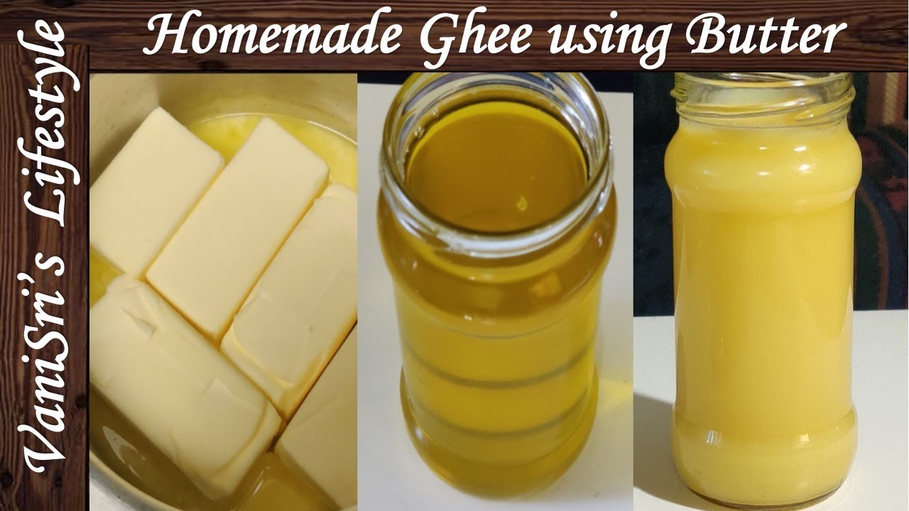 How to make Ghee from butter / Homemade Ghee recipe Clarified Butter