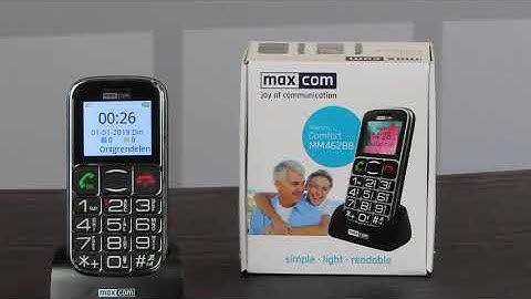 Maxcom MM 462 BB Senioren GSM, Jennifer vertelt u meer!