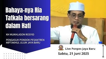 Live Ponpes Jaya Baru (Bahayanya Ria