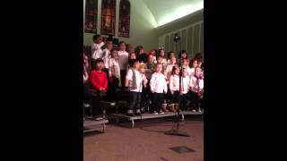 Sophia 2014 Christmas program Emmanuel preschool HD