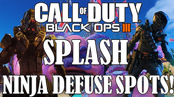 BO3 Hiding Spots - Splash Ninja Defuse Spots! (Black Ops 3 Tips)