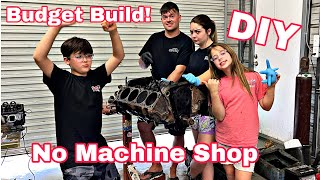 250k Mile Engine Rebuild At Home! With No Machine Work For Cheap!