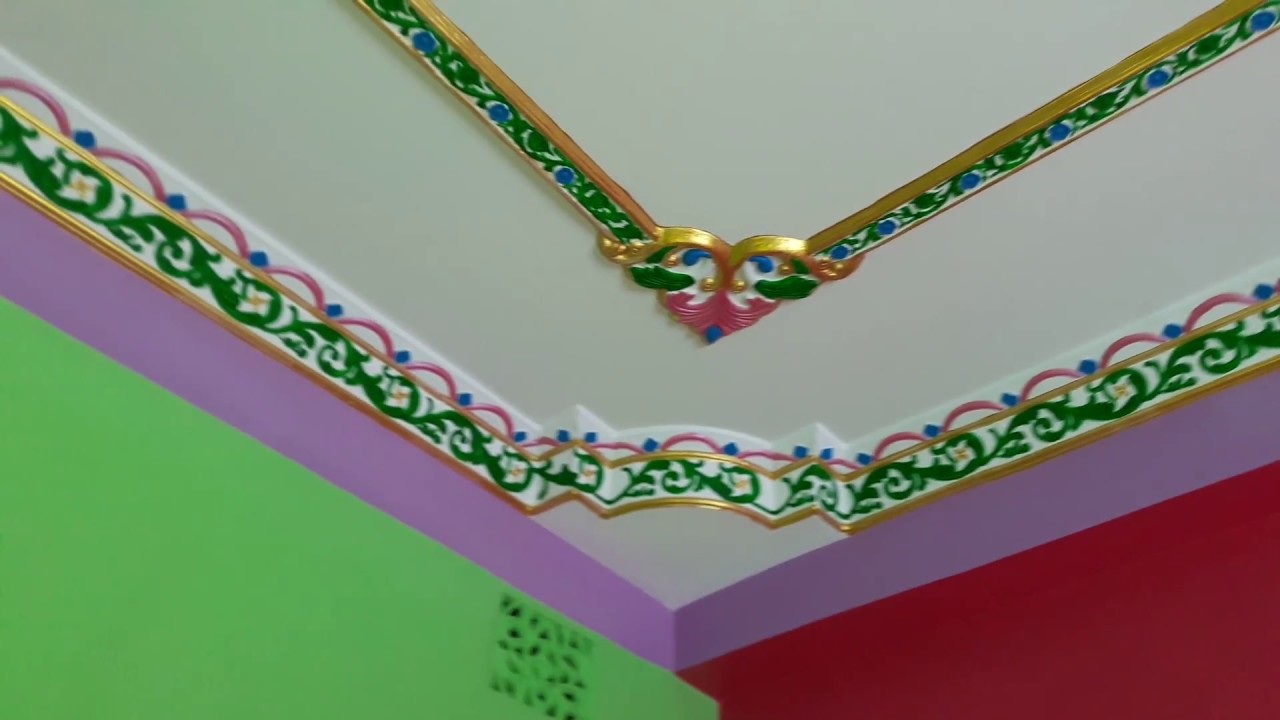 Building Decorative Colour Painted Golden Gypsum Cornice 01750999477 Gypsum In Company Bangladesh