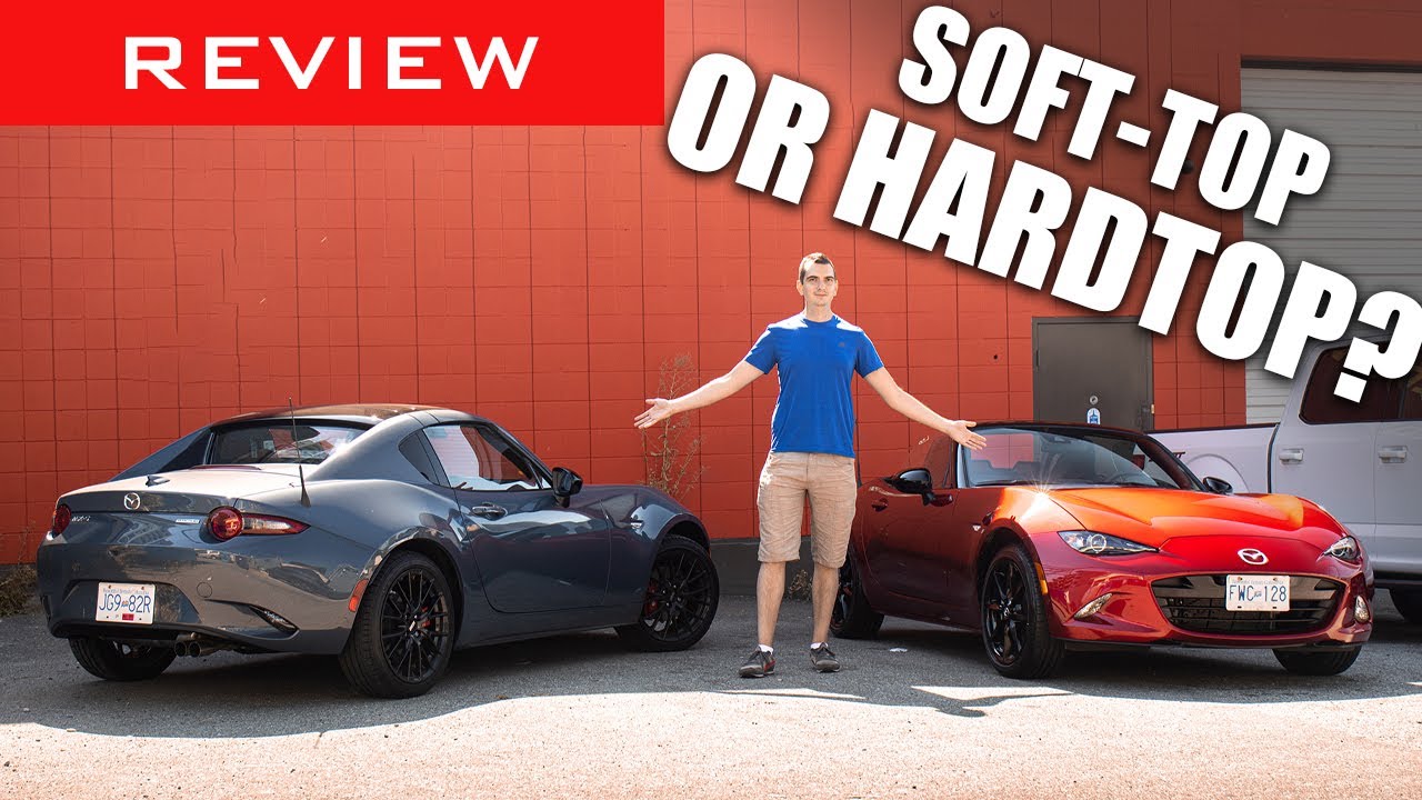 Comparison Review: MX-5 GS vs Mazda MX-5 RF - or Hardtop? - YouTube