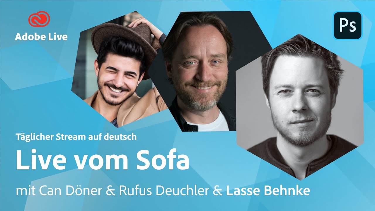 Bildbearbeitung mit Can, Rufus & Lasse Behnke  | Adobe Live