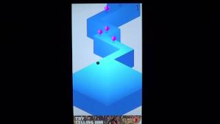 Iphone Ipad IOS Zig Zag game app look review screenshot 1