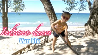 #Vanlife | Indiana dunes state park & Lake Michigan