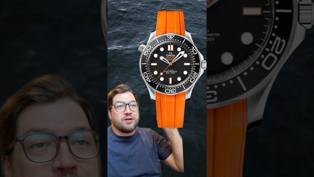 OMEGA WATCH NEWS! We got an orange variant of the Seamaster! 