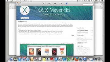 Quick Tutorial on How to upgrade to OS Maverick 10.9