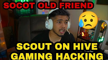 Sco0ut Friend Hive Gaming Using Hack! 😳 - Sc0ut Reaction 😞