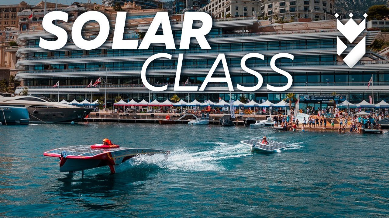 SOLAR POWERED BOATS AT MONACO YACHT CLUB'S ENERGY BOAT CHALLENGE