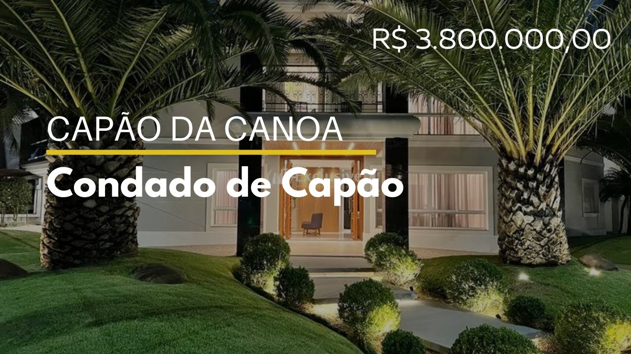 Casa de 04 suítes à venda no Condomínio Condado de Capão Capão da