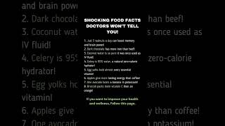 Shocking Food Facts Doctors Won’t Tell You 😳