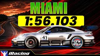 iRacing NEW Porsche Cup MIAMI Track Guide - 1:56.103
