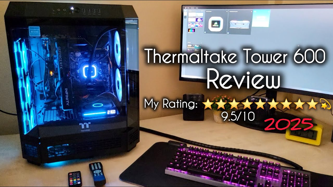 Обзор Thermaltake The Tower 600 2025 года | Корпус ATX | Дизайн модульного корпуса для аквариума |