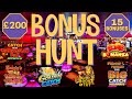 200 bonus hunt book of tut golden catch bomb bonanza big santa fortune  more