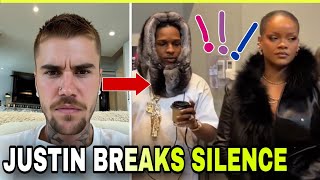 Justin Bieber BREAKS SILENCE After Fans Ask Him About Rihanna and A$AP Rocky