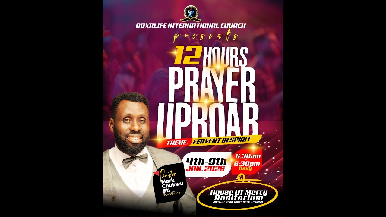 PRAYER UPROAR DAY 5|| FERVENT IN BUSINESS || PST. CHUKS MARK ETI  || 8TH JAN. 2026
