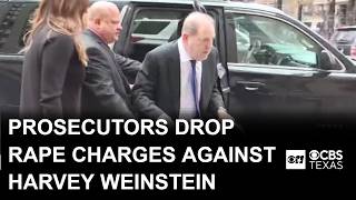 Harvey Weinstein to avoid fourth trial as prosecutors drop rape charge