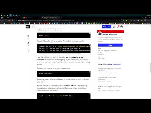 Secure localhost ( Angular , React or NodeJS ) by mkcert