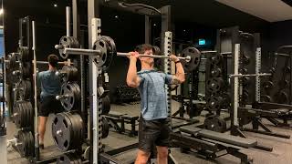 Push Press + slow Eccentric