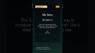 S-I001 - Two Minute Spanish A1: Me llamo - My name is