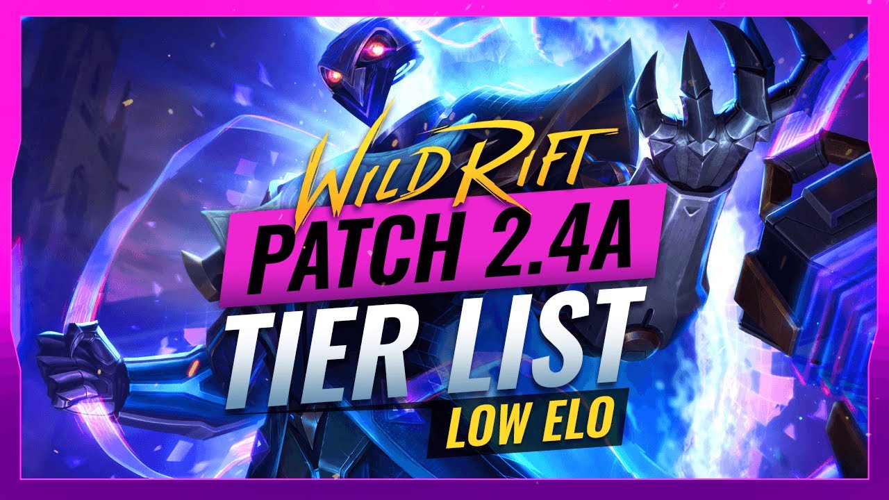 LoL Wild Rift ADC Tier List 2.4