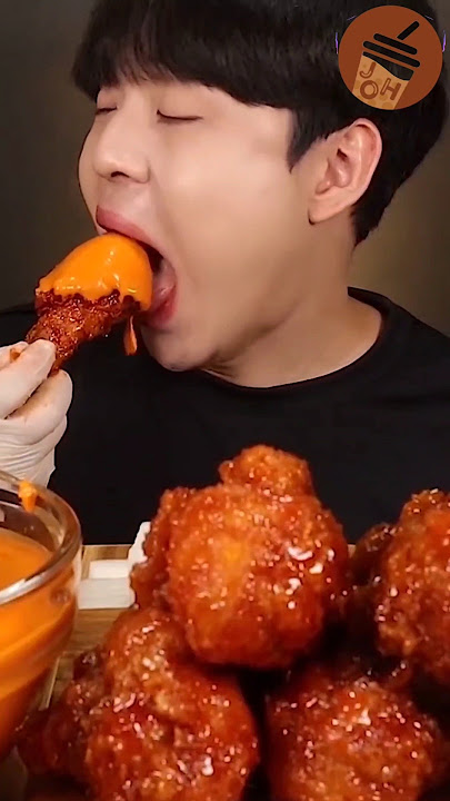 MUKBANG SATISFYING BIG BITE 'Spicy cheesy chicken'🔥🌶️🍗😌👌