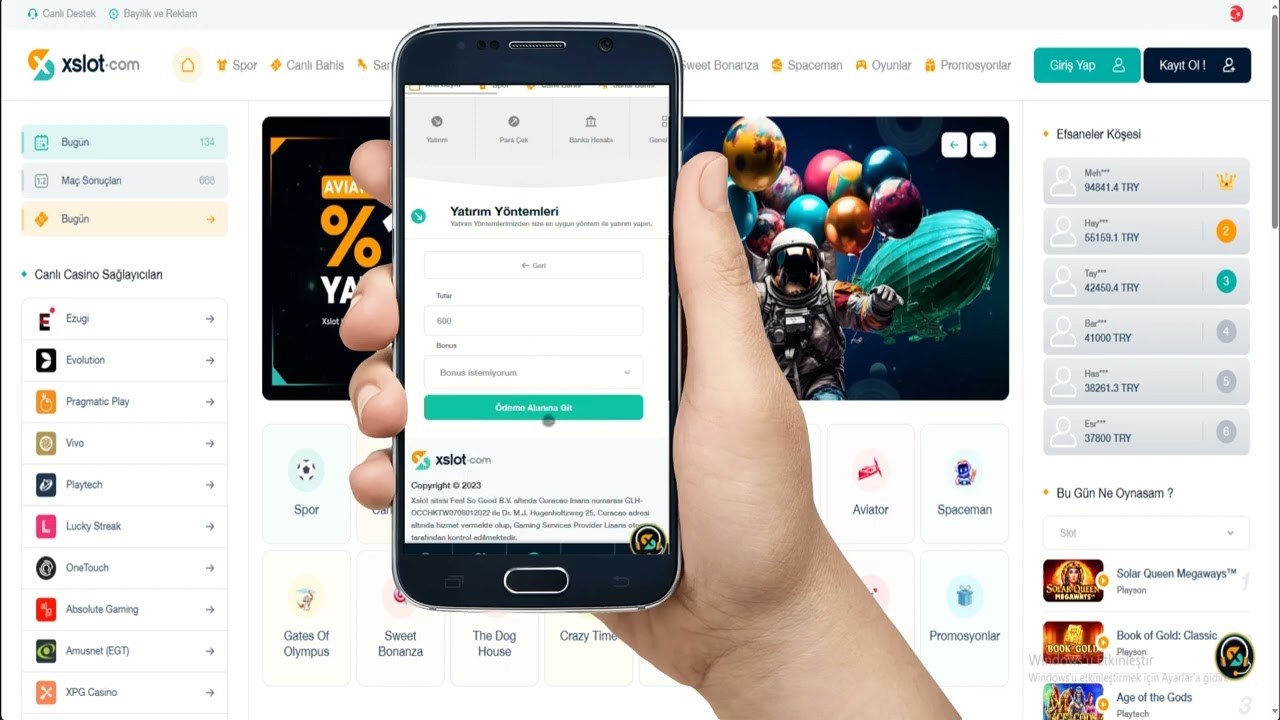 Xslot.com ' da Anında Papara ile Nasıl Yatırım Yapılır?