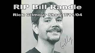 Bill Randle - Rick Gilmour Show WTAM 7/11/04 legendary DJ early Elvis Presley promoter