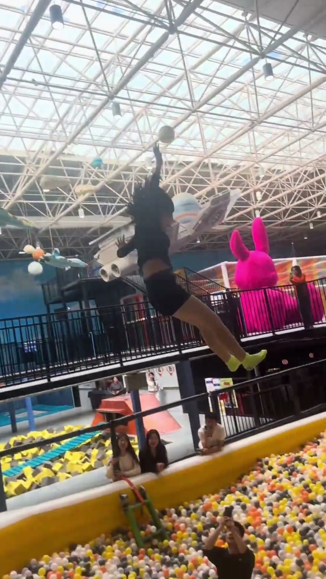 This Trampoline Is  ???so Fun Why Didn't We Just Start Jumping#funny #shorts