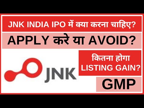 JNK India IPO Analysis • JNK India Review • GMP • IPO • Dailystock