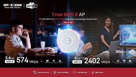 IP-COM Pro-6-LR 802.11AX Dual-Band Long Range Access Point Unboxing