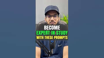 Become Expert In Study With These AI Prompts #education #study #learning #hafizmugheera #chatgpt #yt