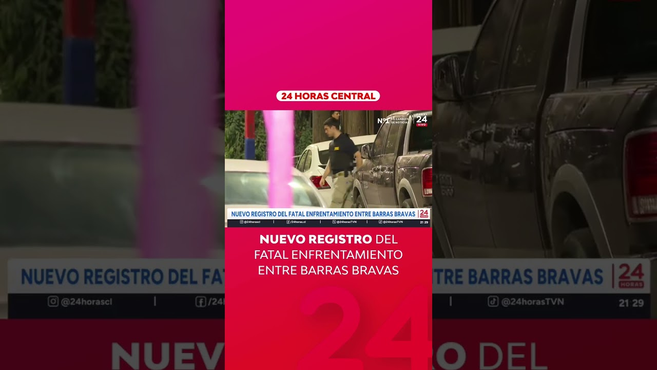 Nuevo registro del fatal enfrentamiento entre barras bravas | 24 Horas TVN Chile