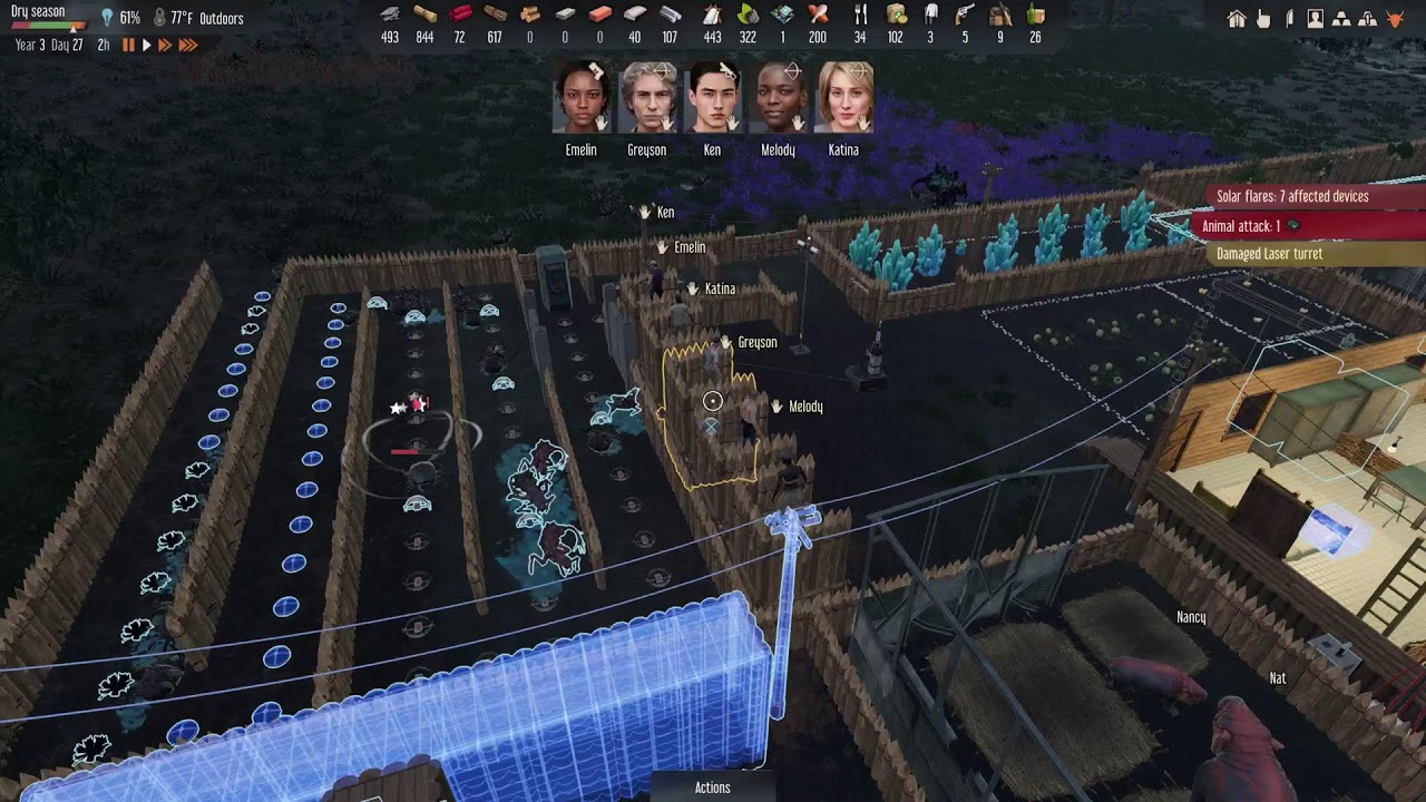 Stranded Alien Dawn(2025) Campaign "Building Dallas TX" Yr3 Day1 Hard {PS5} [QHD]