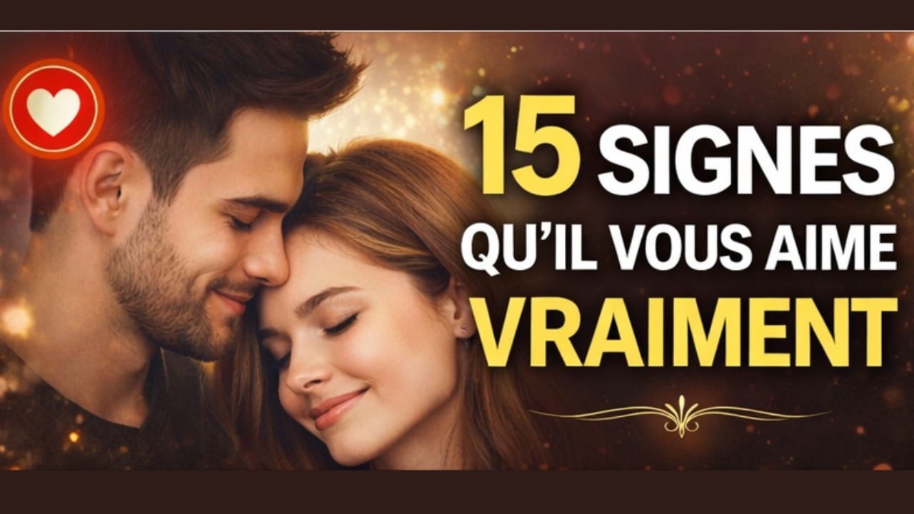 15 signes qu’un homme vous aime❤️ sincèrement❤️ ❤️  #couple  #amour #love