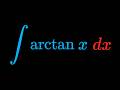 Integral of arctan