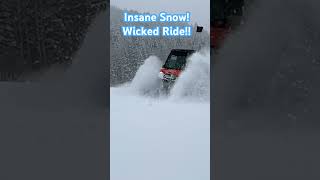 Subscribe to the wicked ride! #shortsvideo #shortvideo #canam #polaris #motovlog #snow #winter