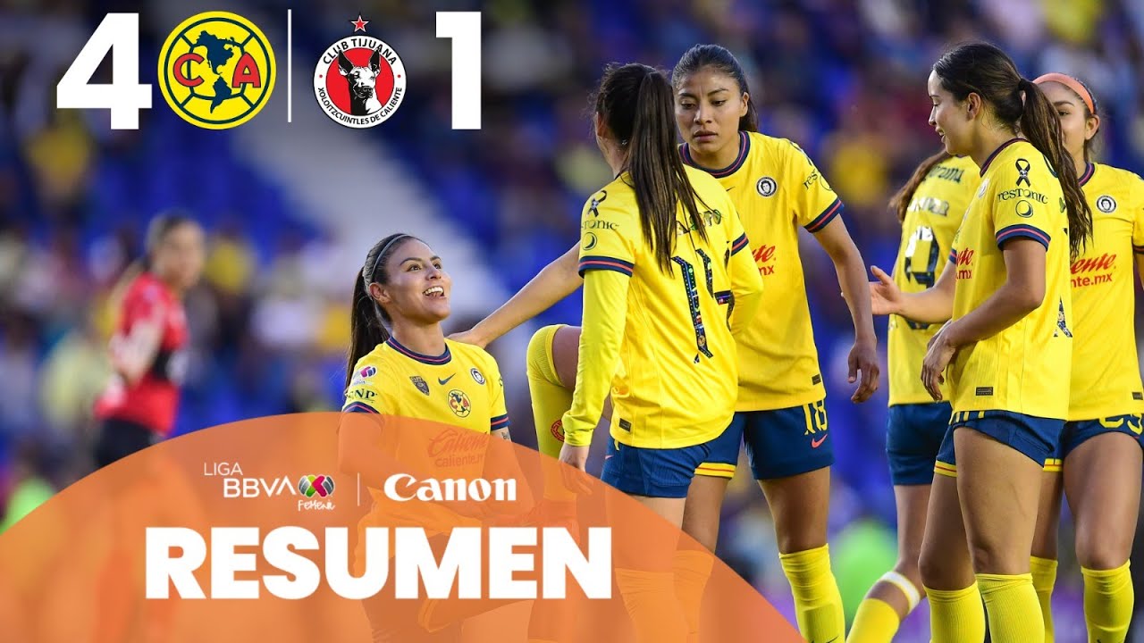 AMÉRICA 4-1 TIJUANA J16 | Las Águilas vuelan alto | Clausura 2025